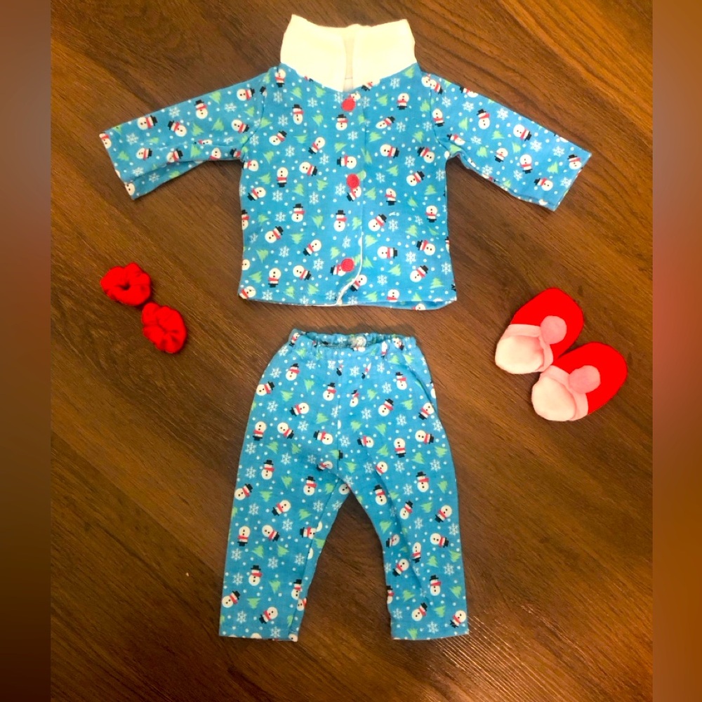 18” doll pajamas set for American Girl dolls